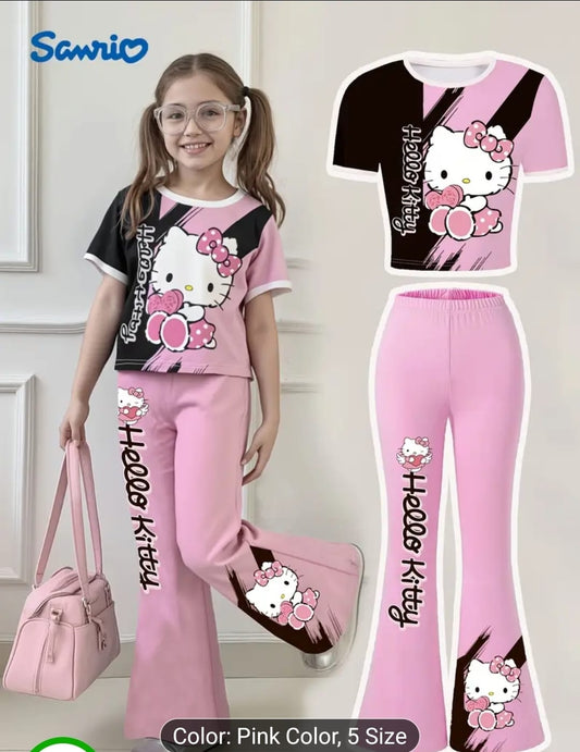 Hello Kitty 2-Piece Girls’ Outfit Set