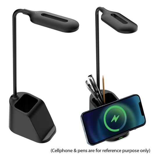 AuroraGlow Wireless LED Desk Lamp